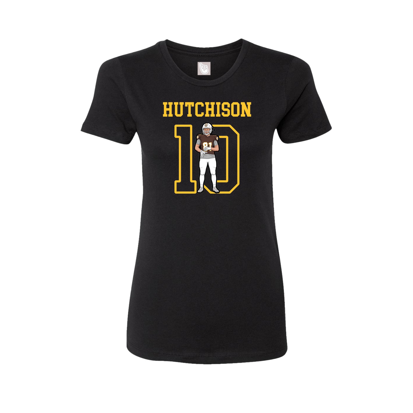 Fitted Women's Tee — Shirsey in Black