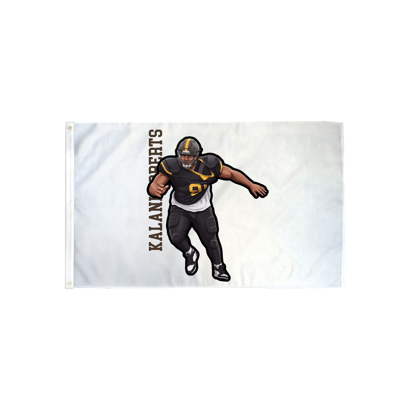 3x5 Flag — Name Vertical in Classic
