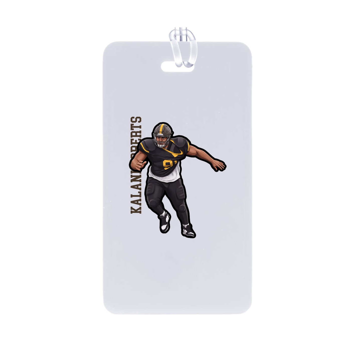 Bag Tag — Name Vertical in Classic