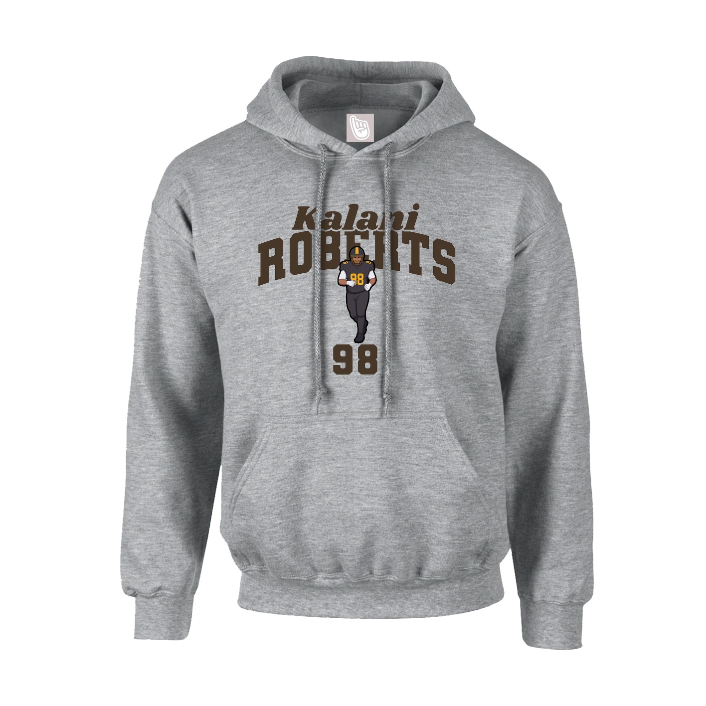 Hoodie — Signature Arch in Grey