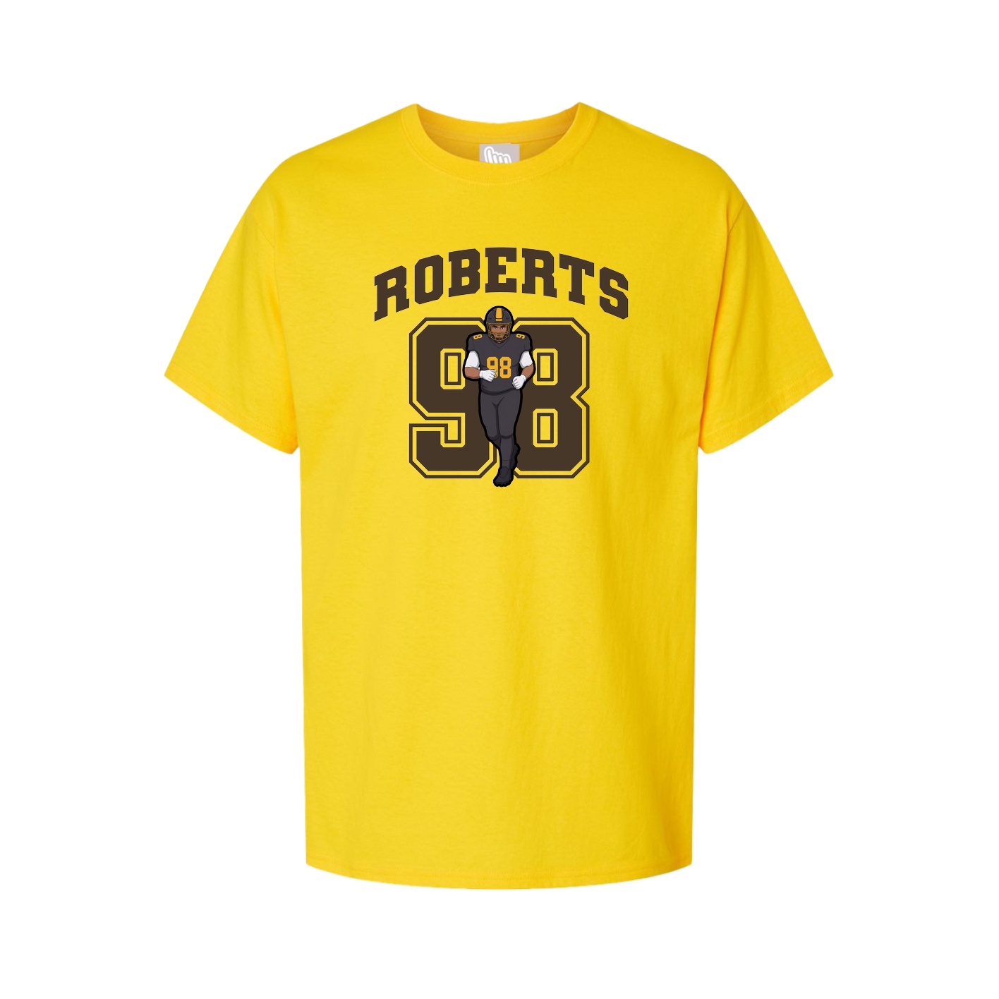 Youth Tee — Number in Gold