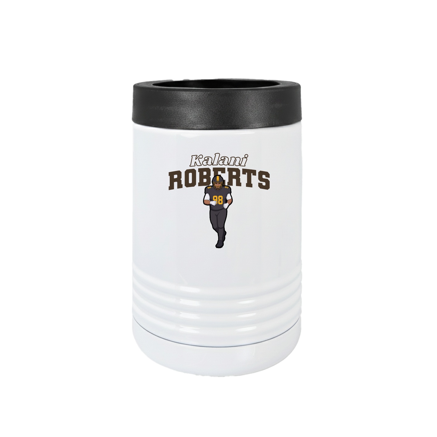 Beverage Holder — Name Arch in White