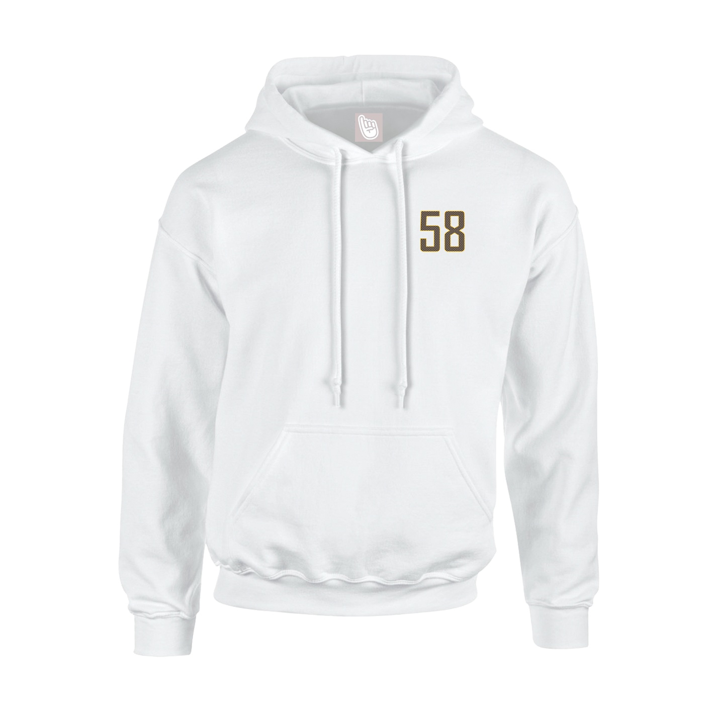 Youth Hoodie — Front Shirsy in White