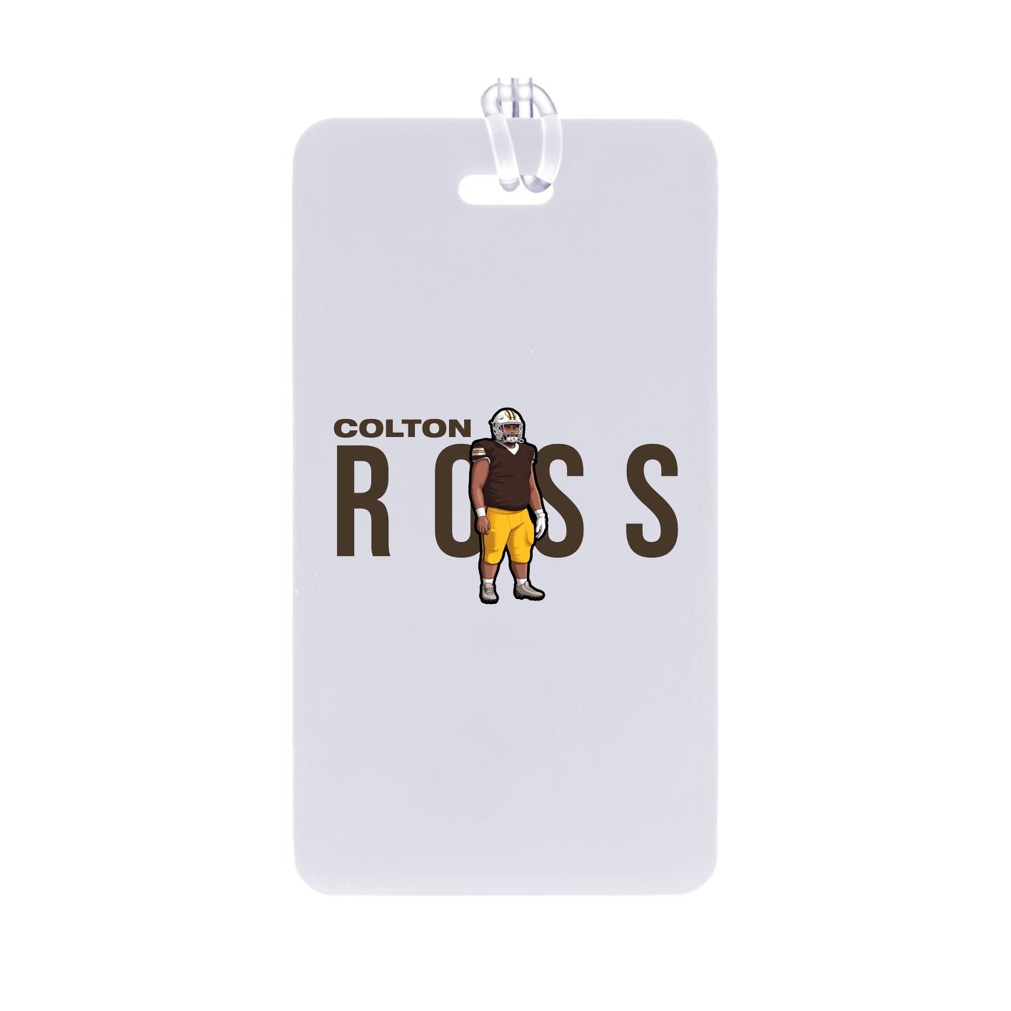 Bag Tag — Player Name in Classic