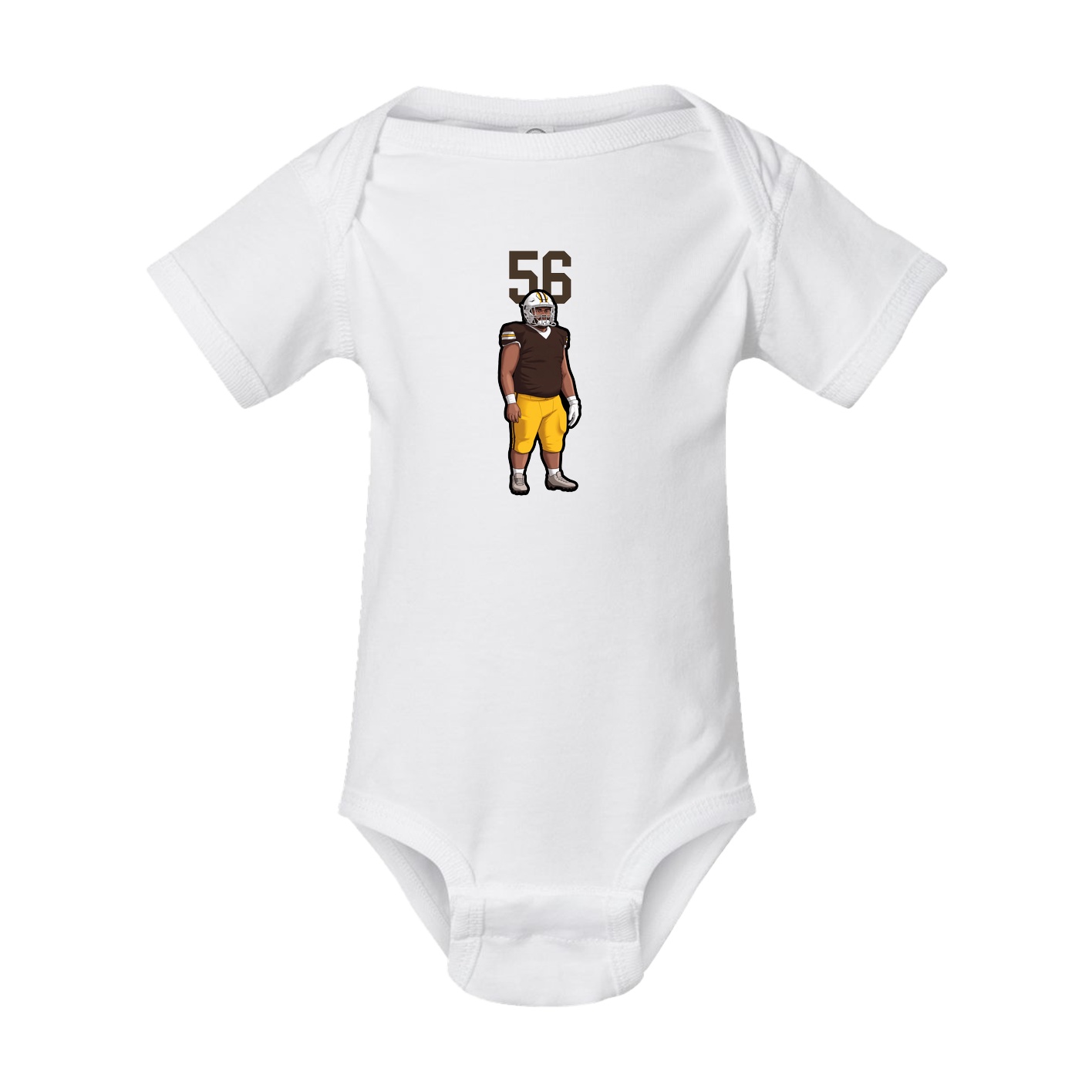 Baby Onesie — Number Top in White