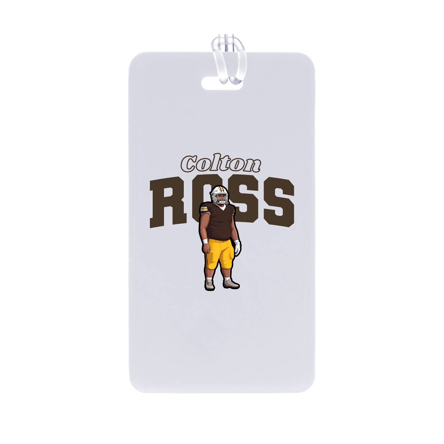 Bag Tag — Name Arch in Classic