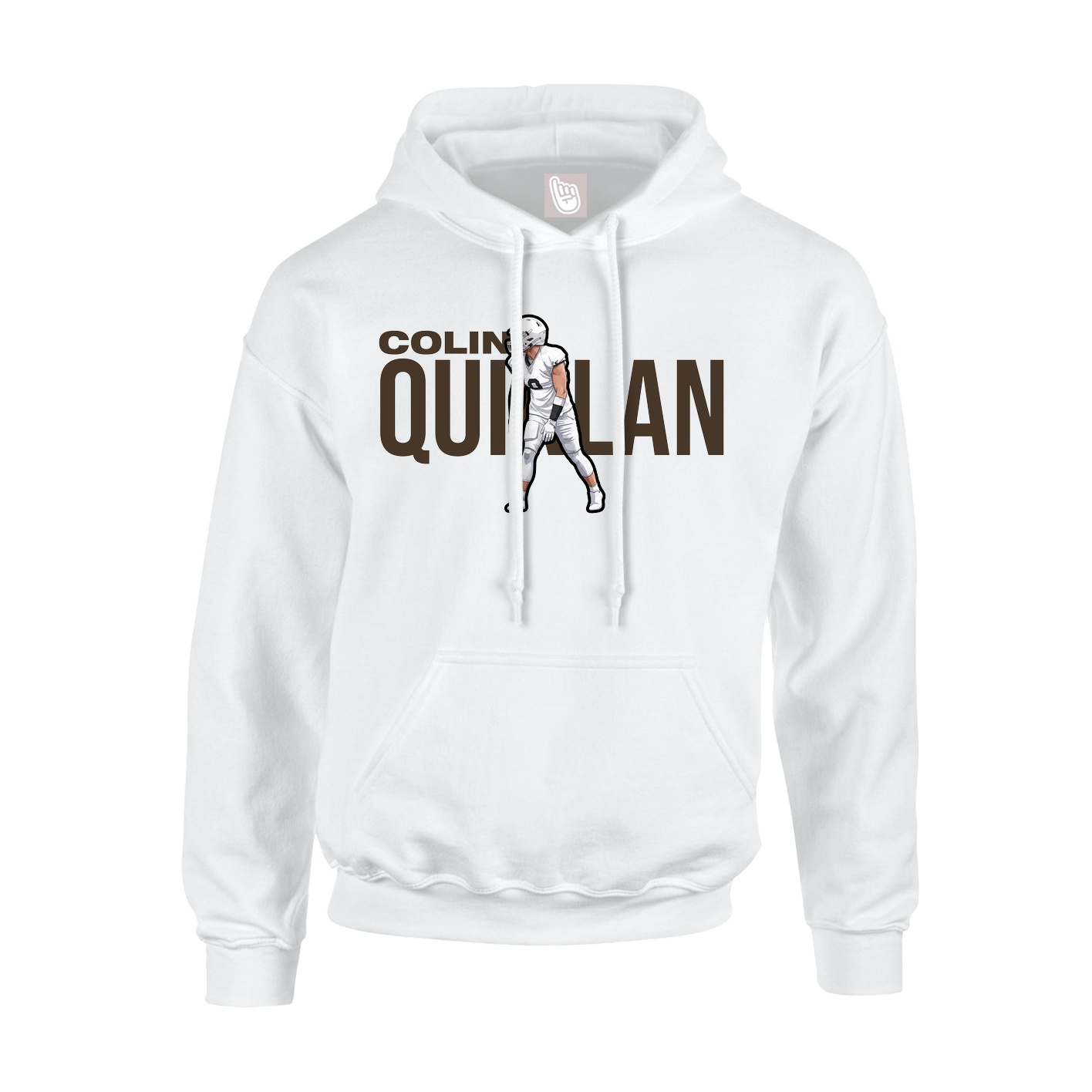 Hoodie — Player Name in White