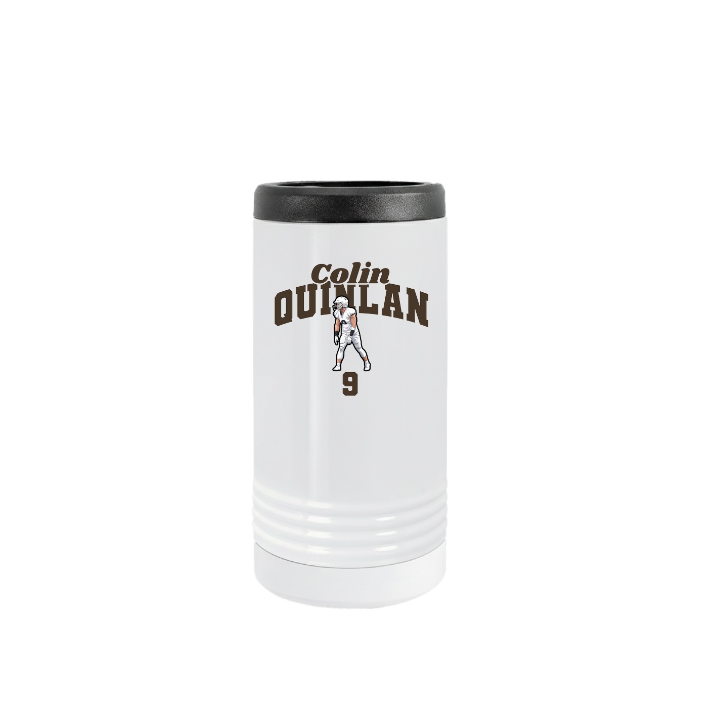 Slim Beverage Holder — Signature Arch in White