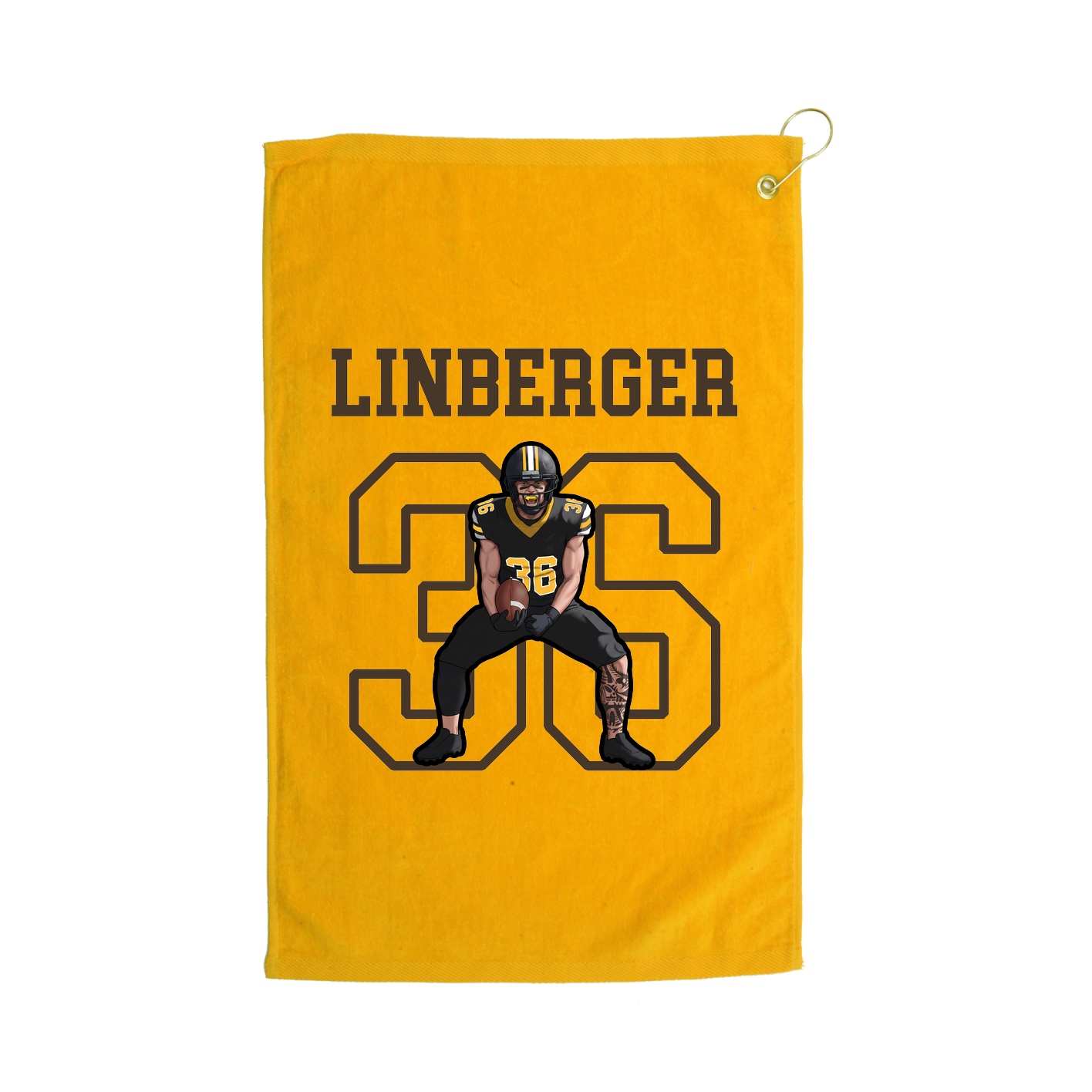 Golf Towel — Shirsey in Gold