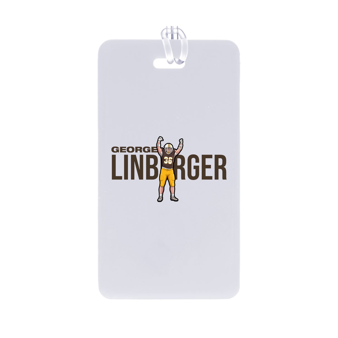 Bag Tag — Player Name in Classic