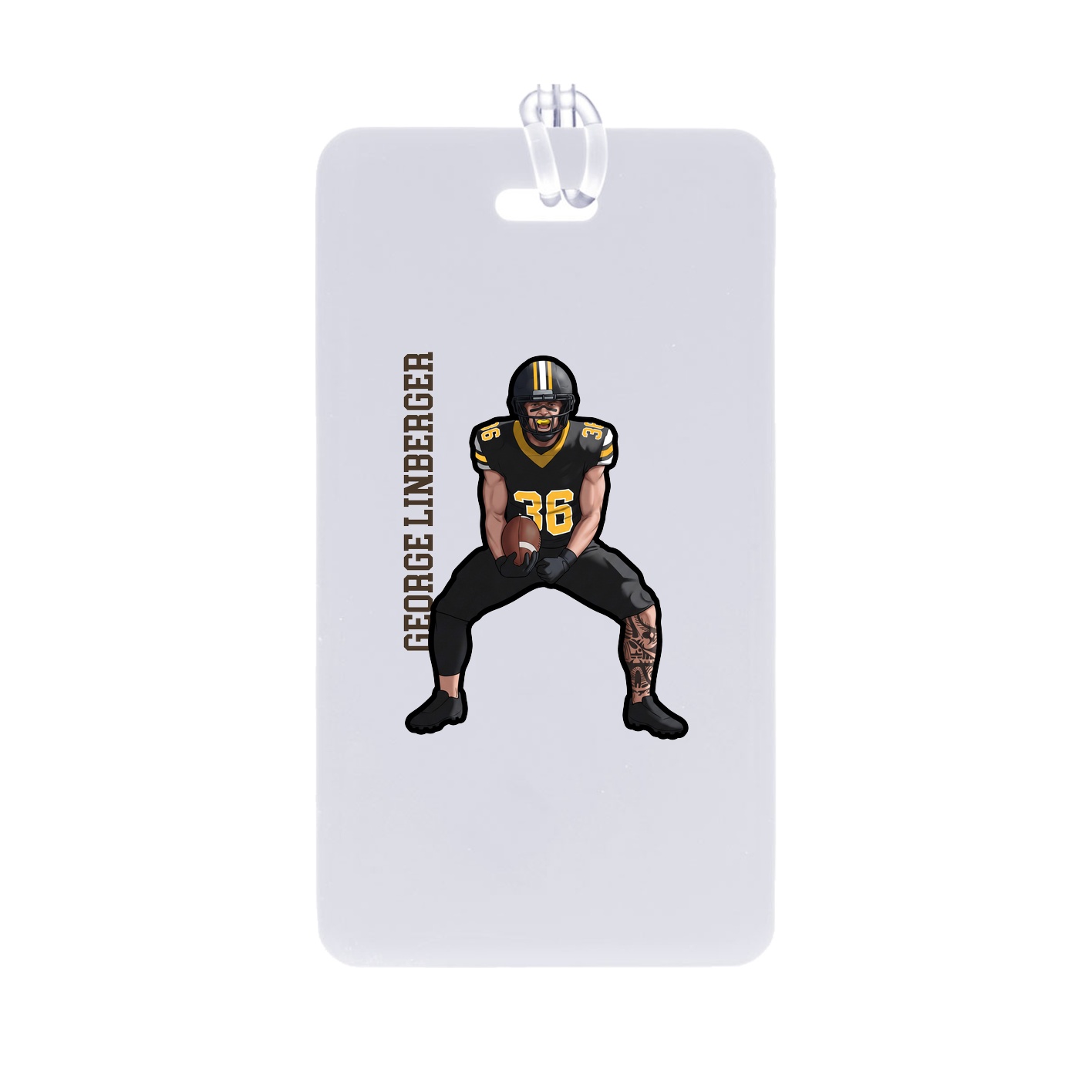 Bag Tag — Name Vertical in Classic