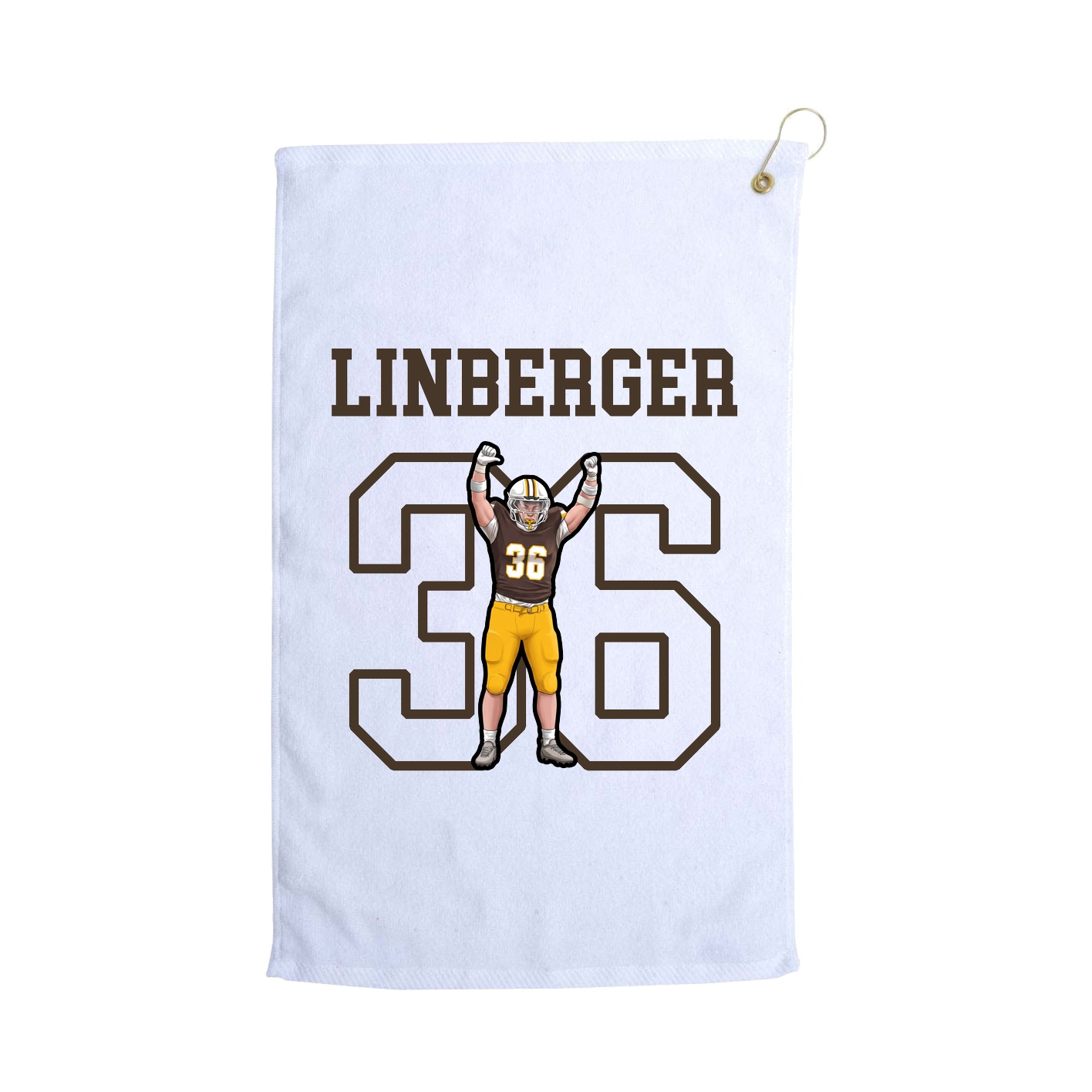 Golf Towel — Shirsey in White