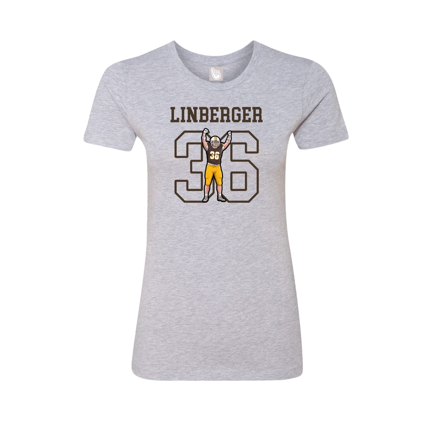 Fitted Women's Tee — Shirsey in Grey