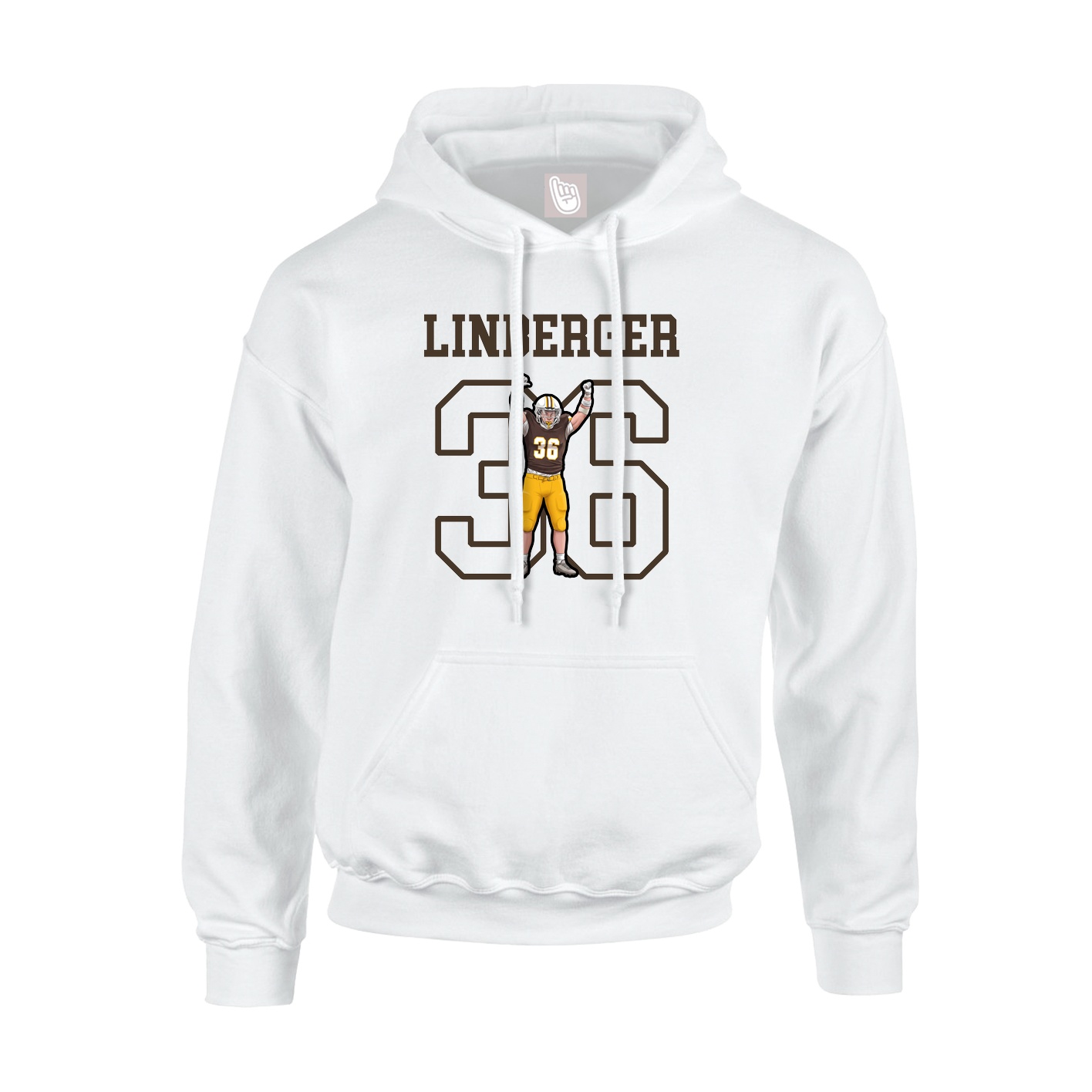 Hoodie — Shirsey in White