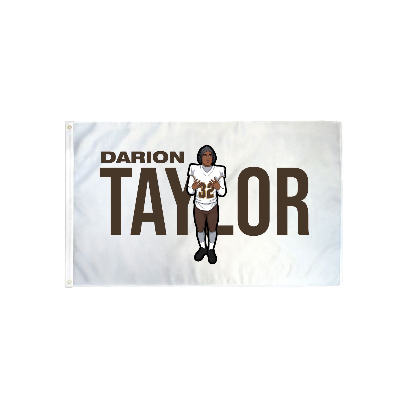 3x5 Flag — Player Name in Classic