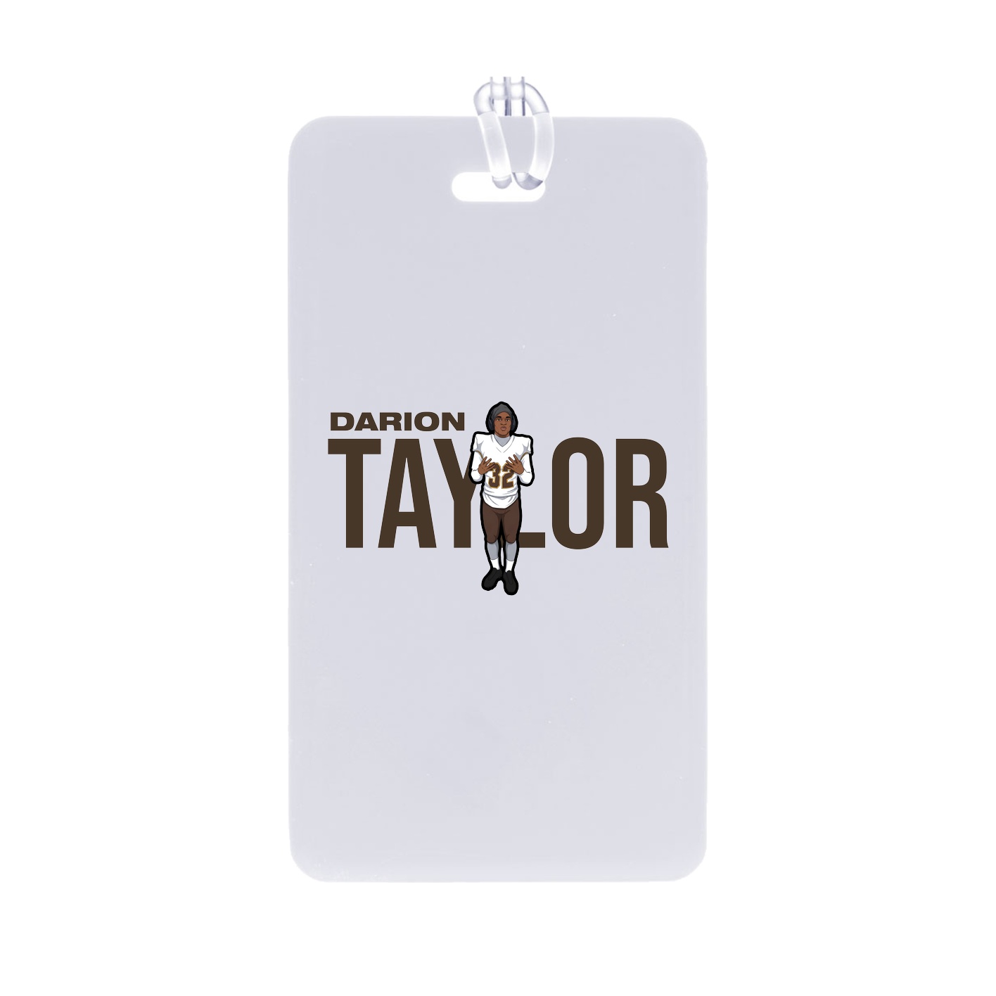 Bag Tag — Player Name in Classic