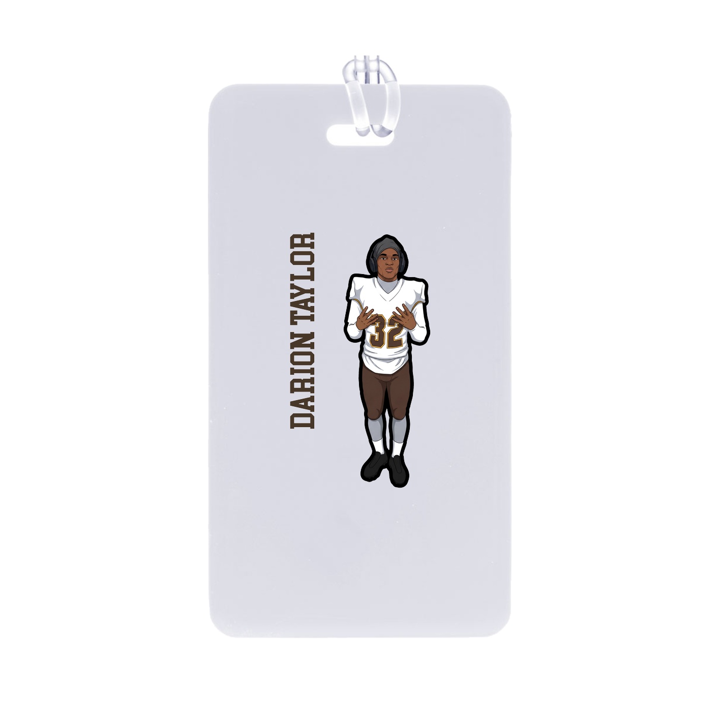 Bag Tag — Name Vertical in Classic