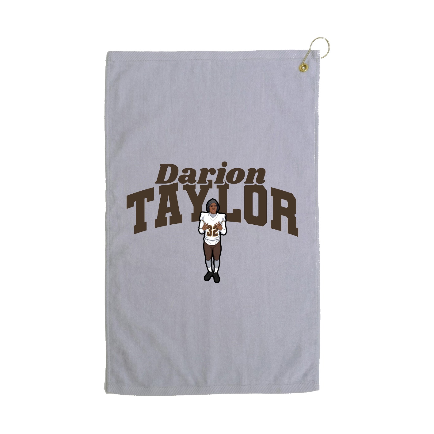 Golf Towel — Signature Arch in Grey