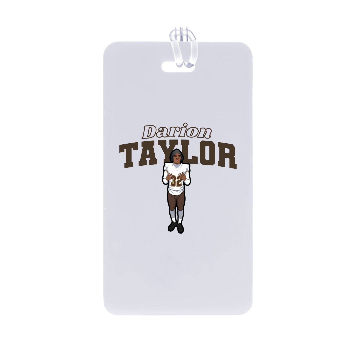 Bag Tag — Name Arch in Classic