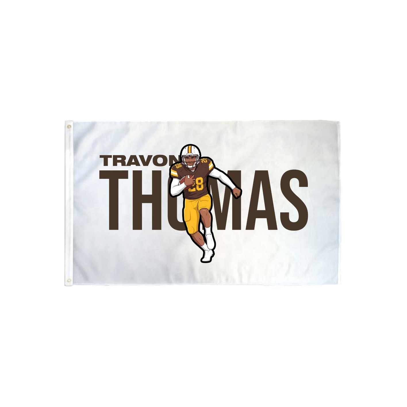 3x5 Flag — Player Name in Classic