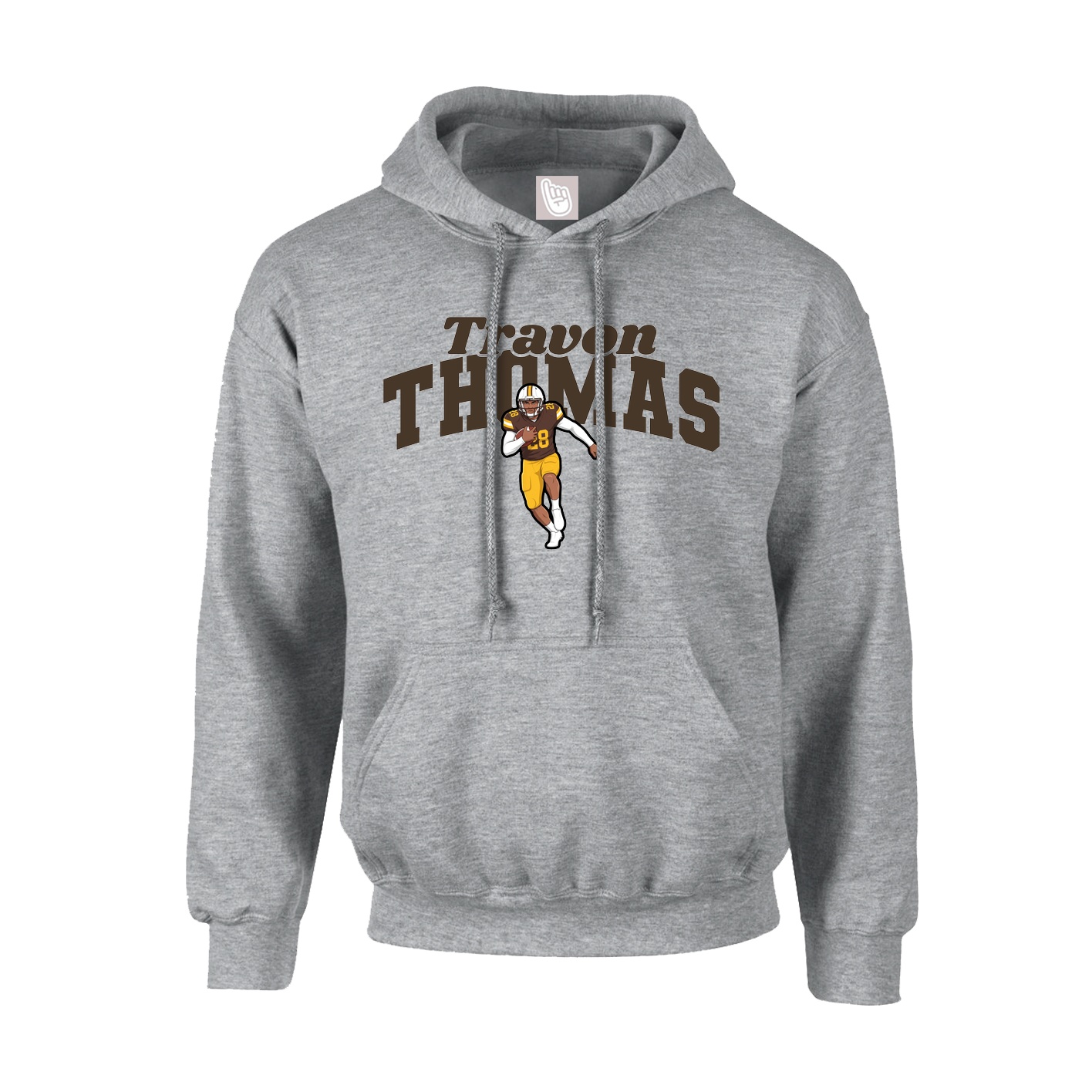 Hoodie — Signature Arch in Grey