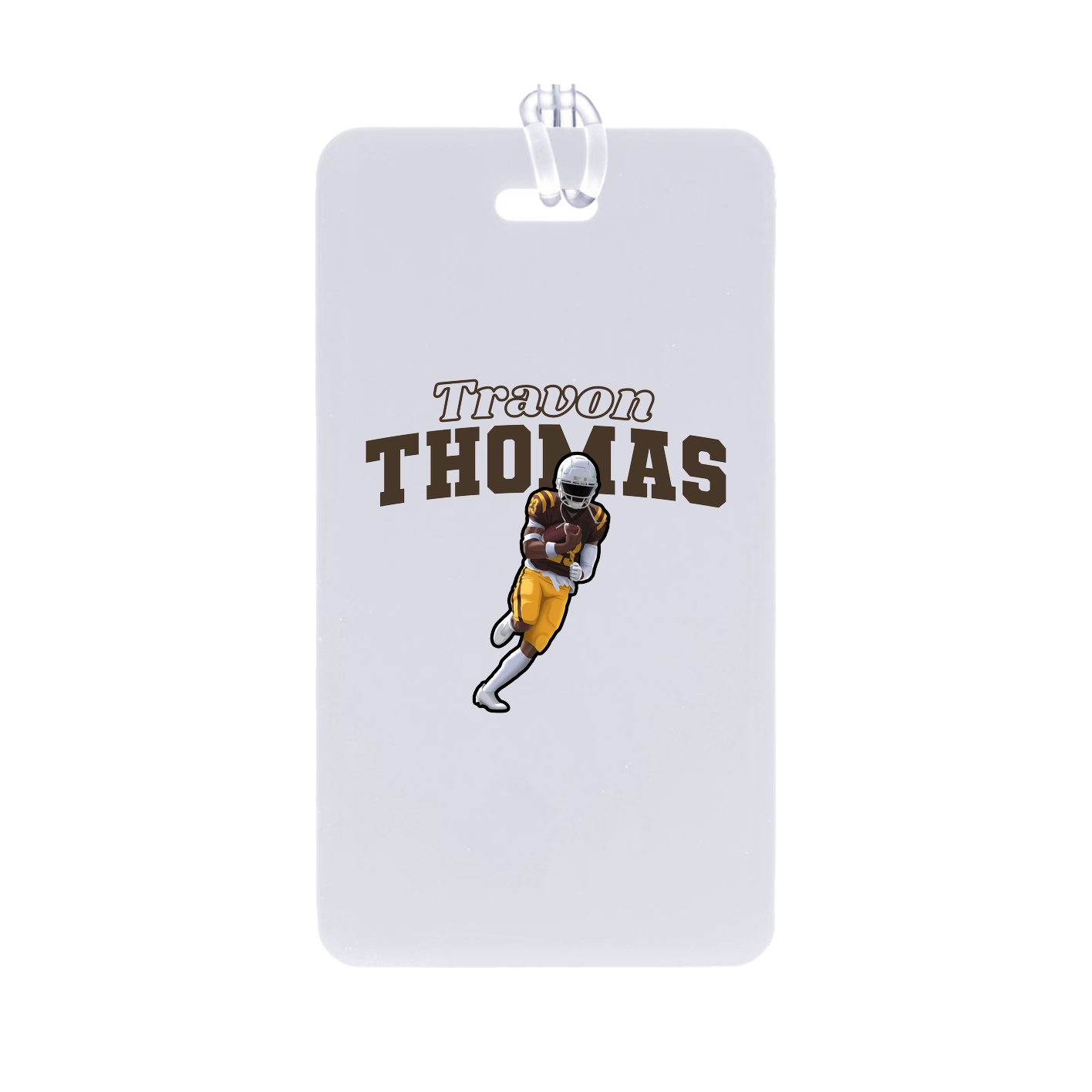 Bag Tag — Name Arch in Classic