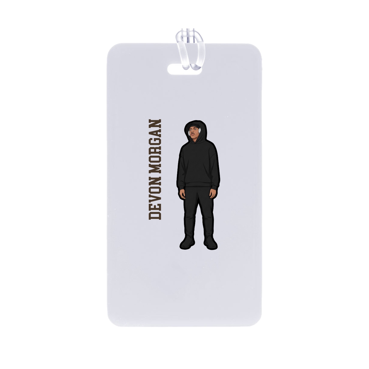 Bag Tag — Name Vertical in Classic