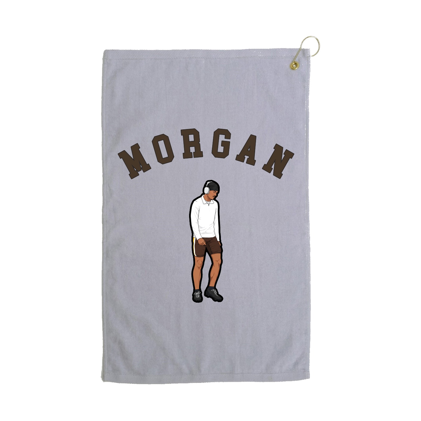Golf Towel — Shirsey Arch in Grey