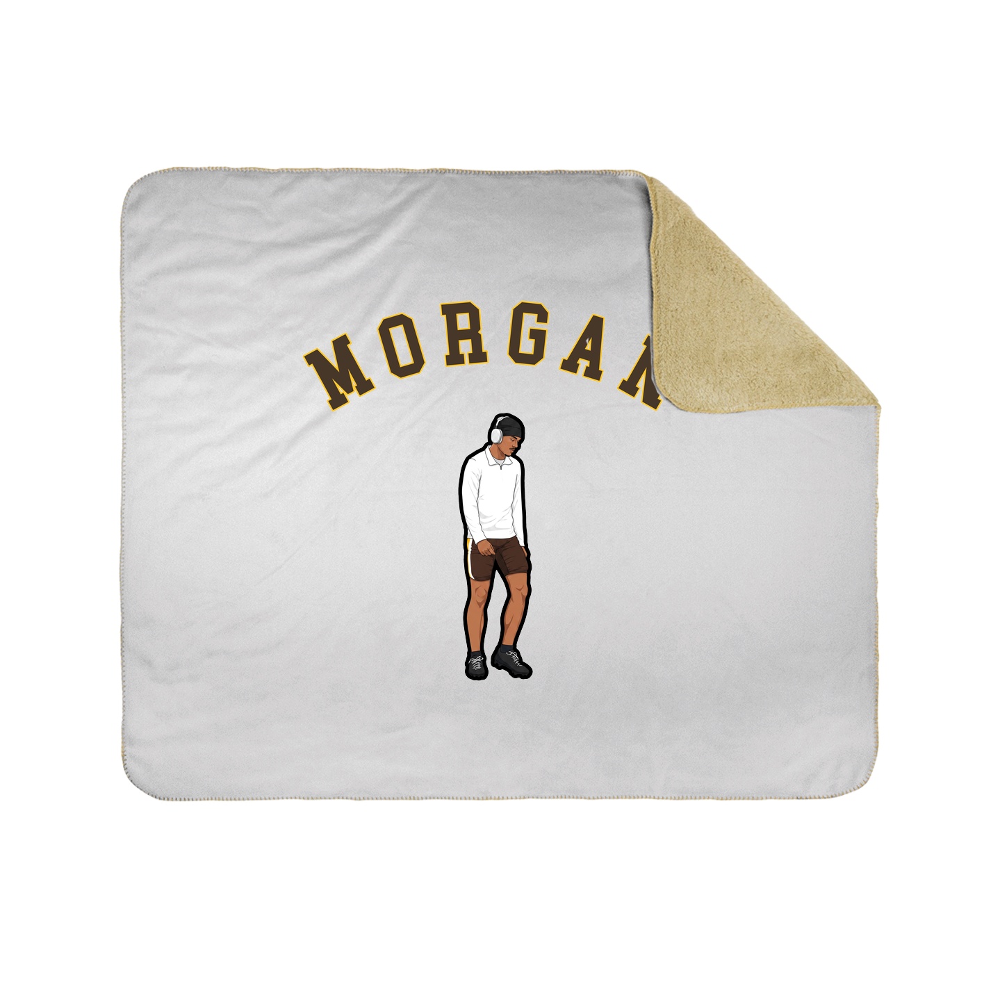 Throw Blanket — Shirsey Arch in White