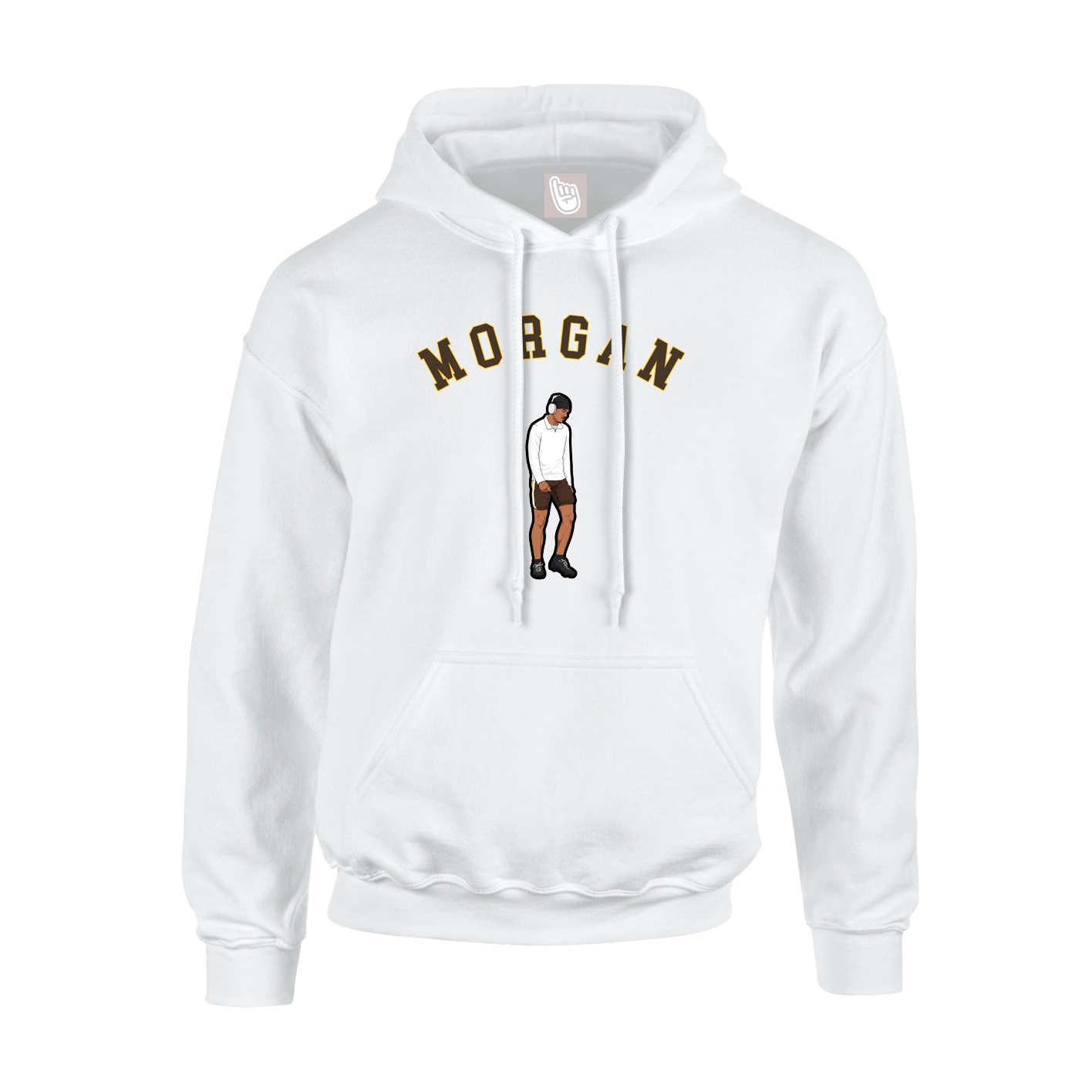 Hoodie — Shirsey Arch in White