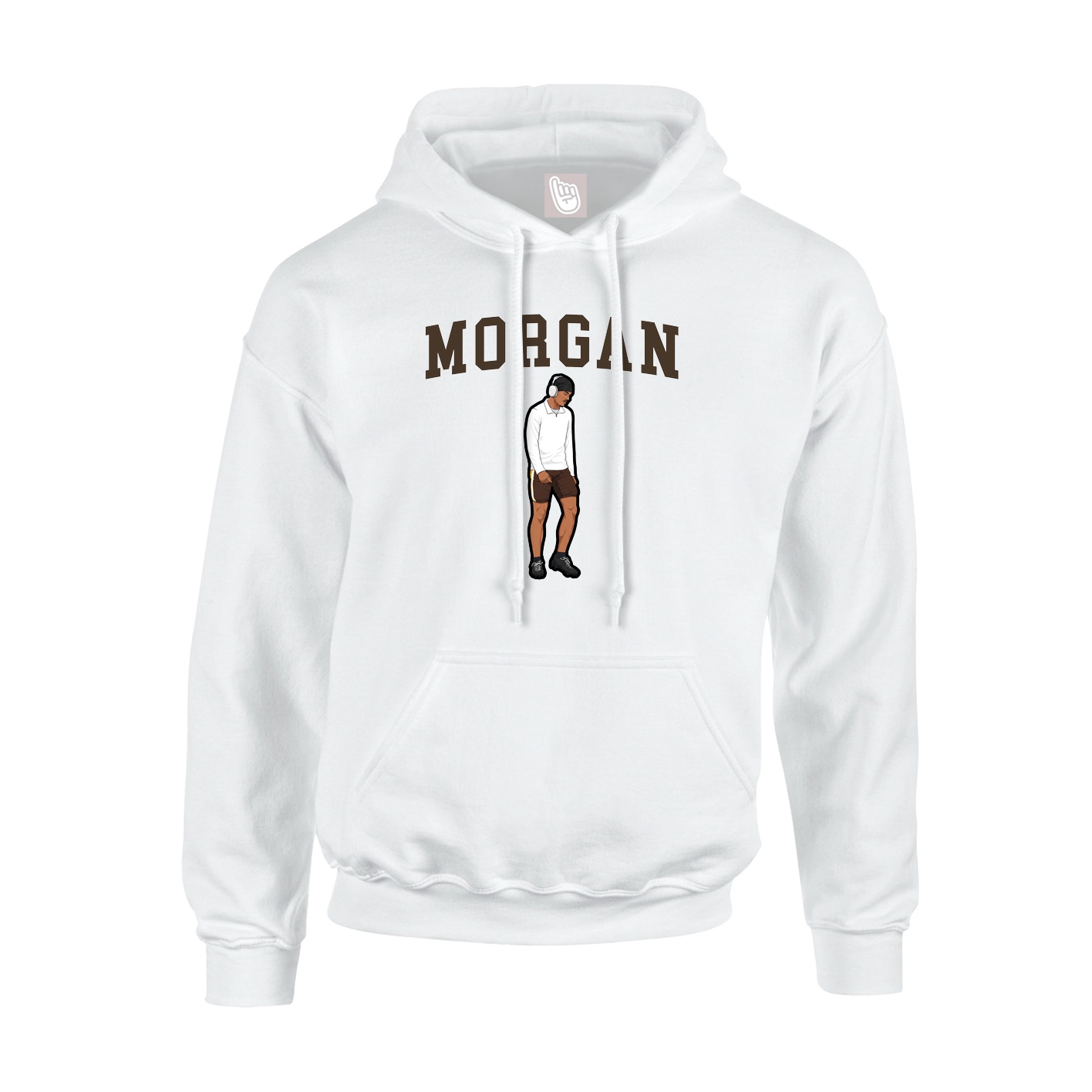 Youth Hoodie — Shirsey in White