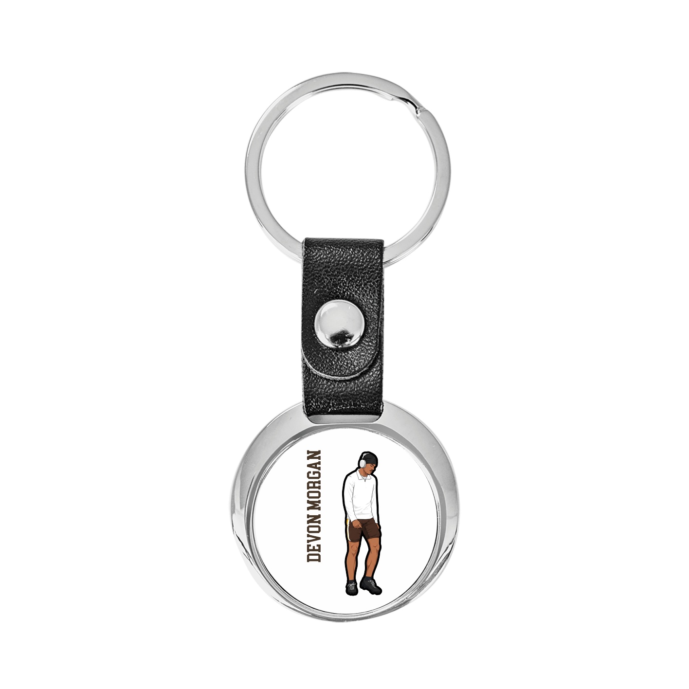 Key Chain — Name Vertical in Classic