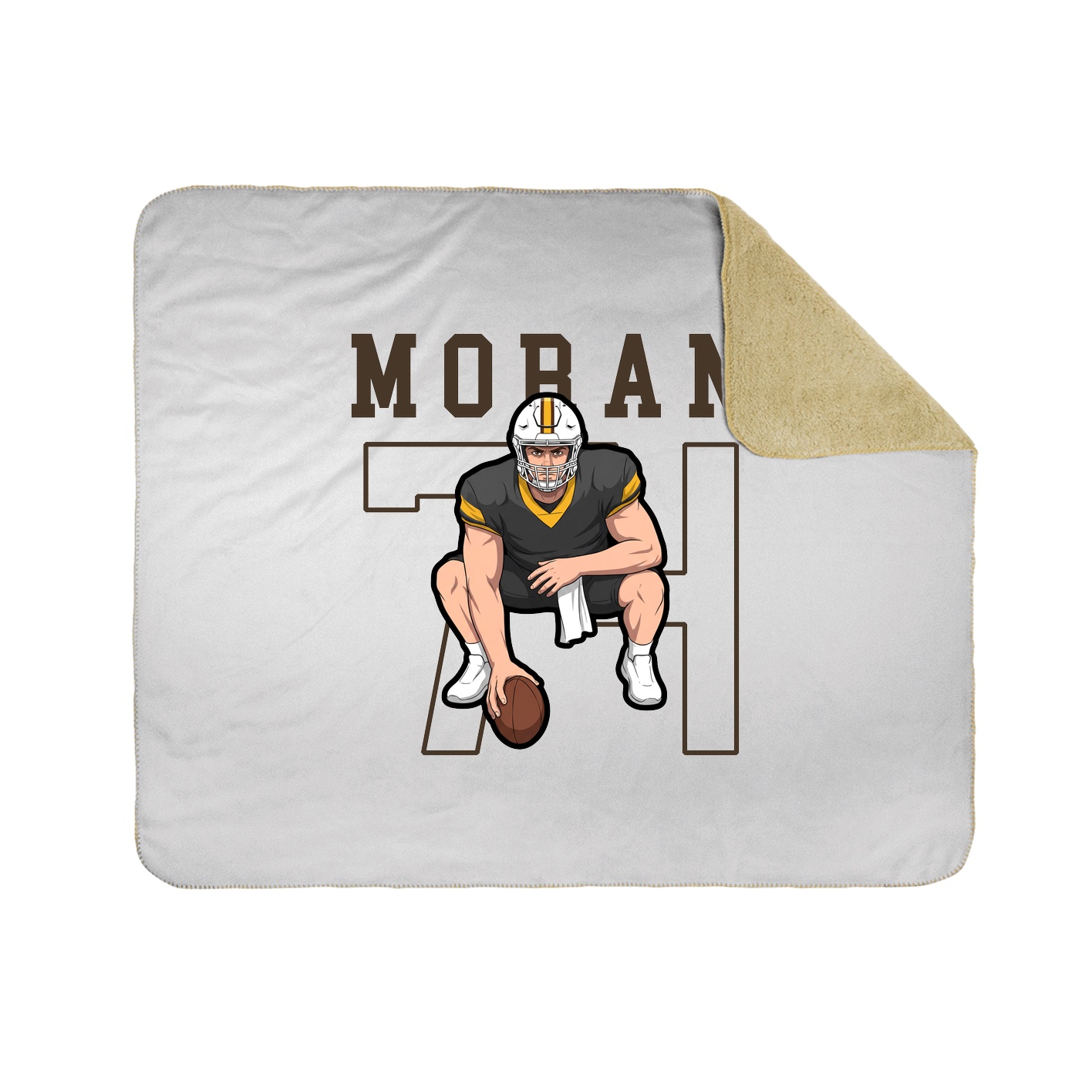 50x60 Sherpa Lined Throw Blanket