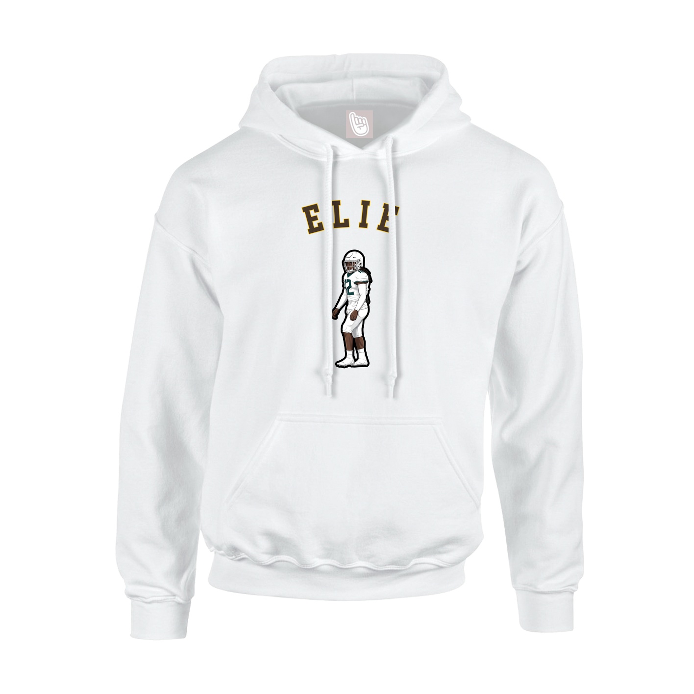 Hoodie — Shirsey Arch in White