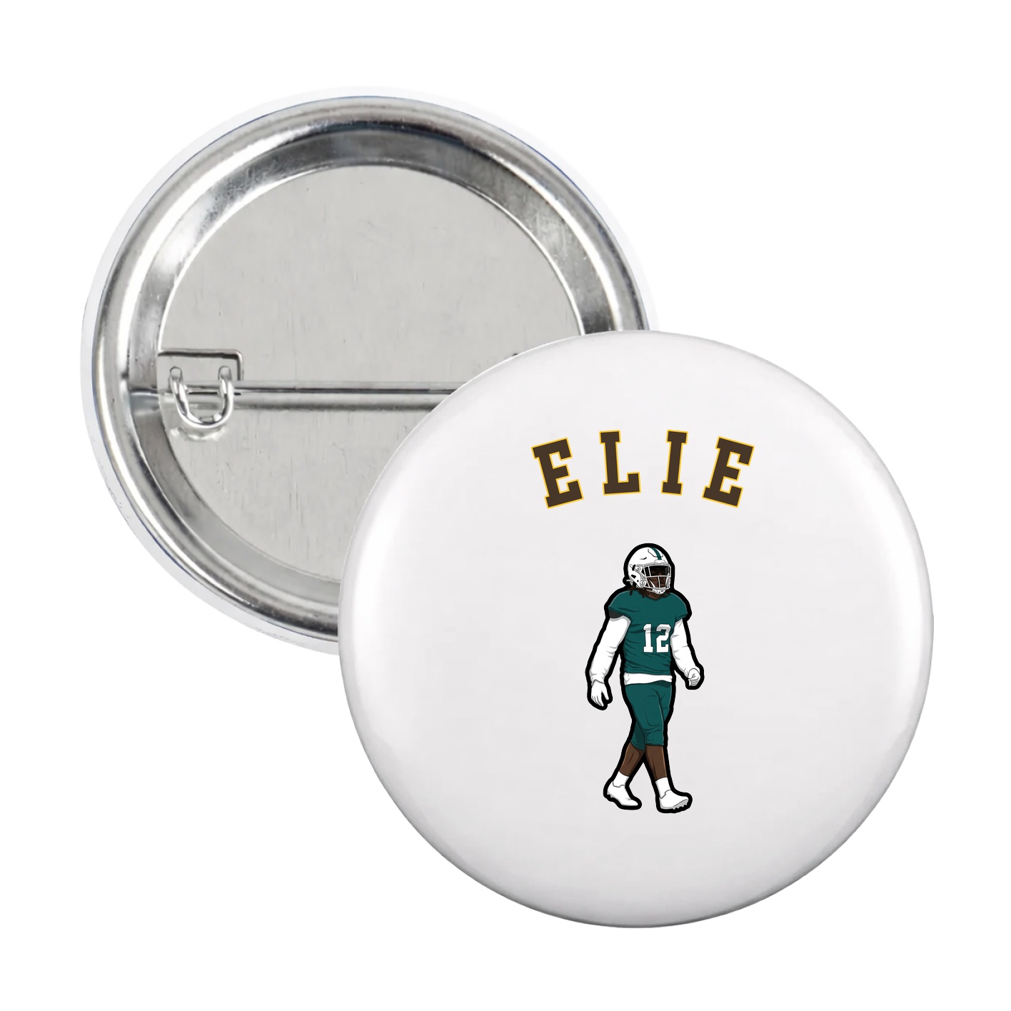 Game Day Button — Shirsey Arch in White