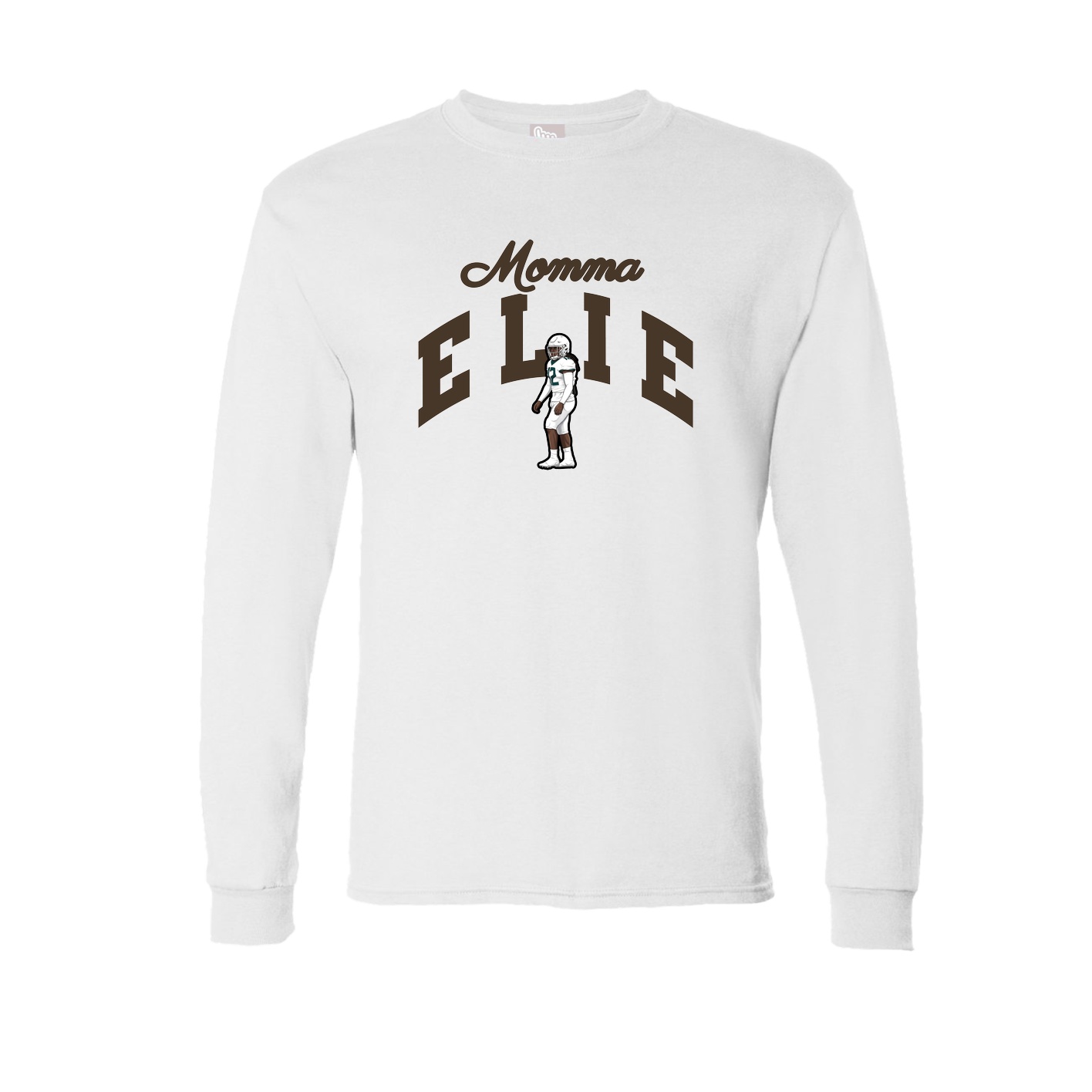 Long Sleeve Tee — Mothers Day Arch in White