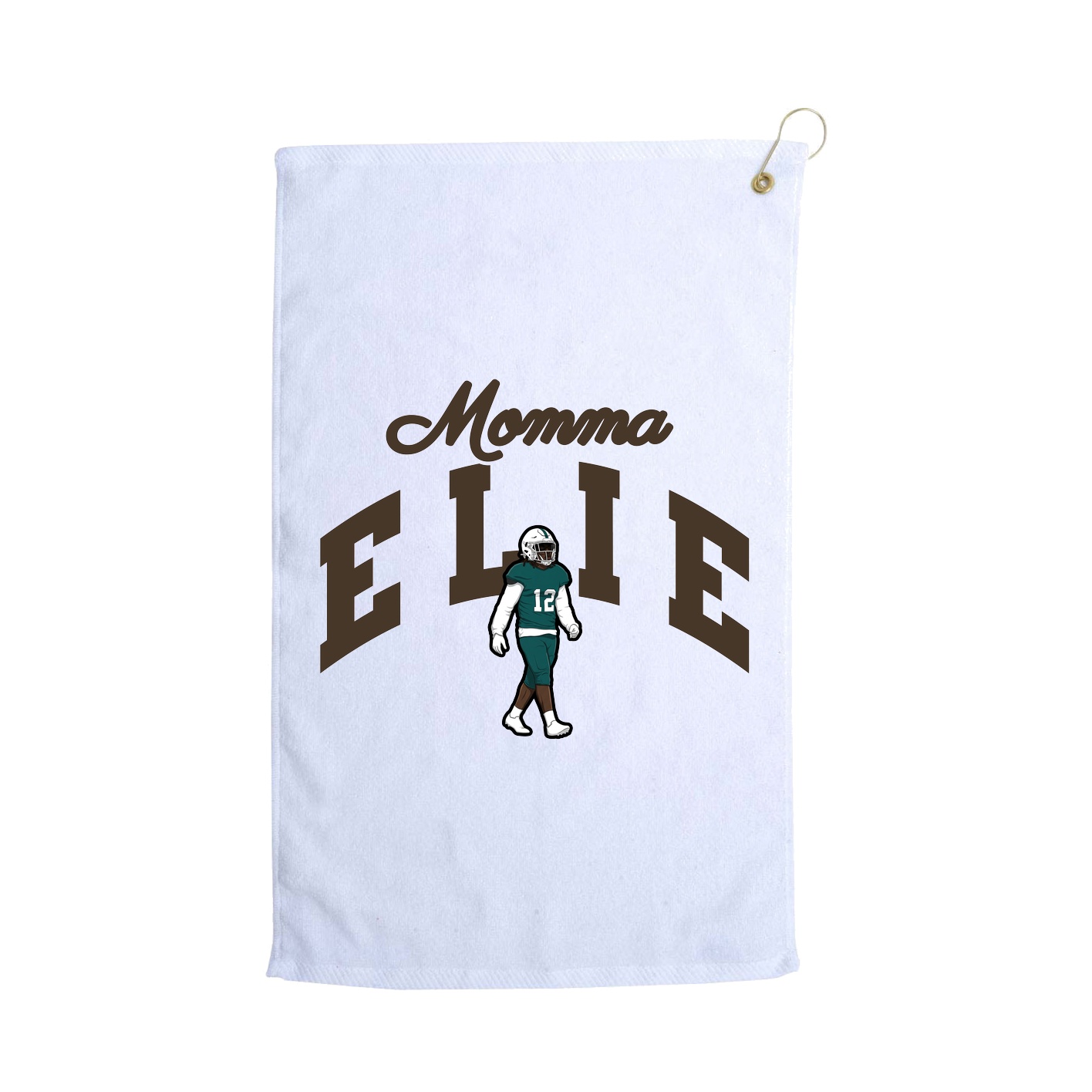 Golf Towel — Mothers Day Arch in White