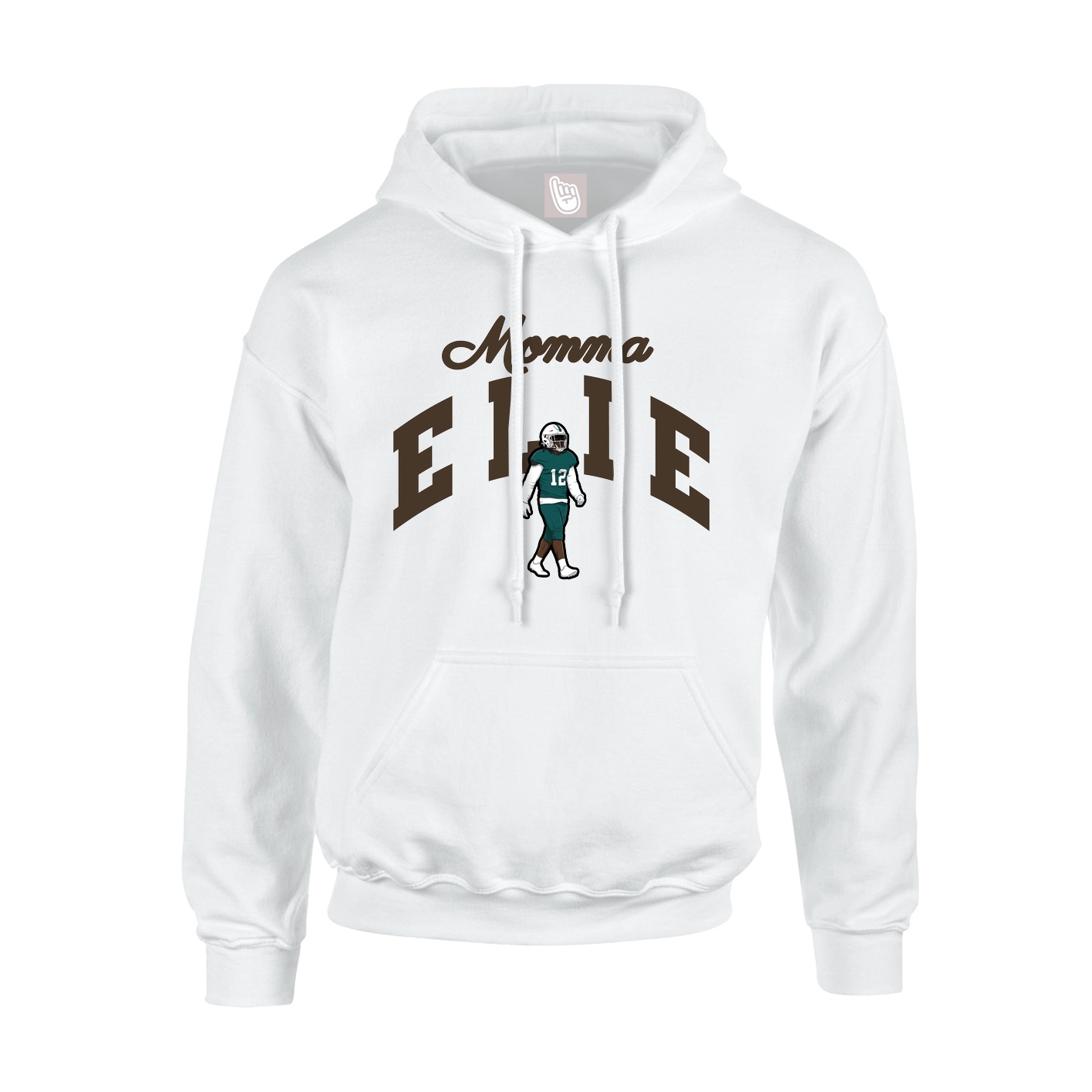Youth Hoodie — Mothers Day Arch in White