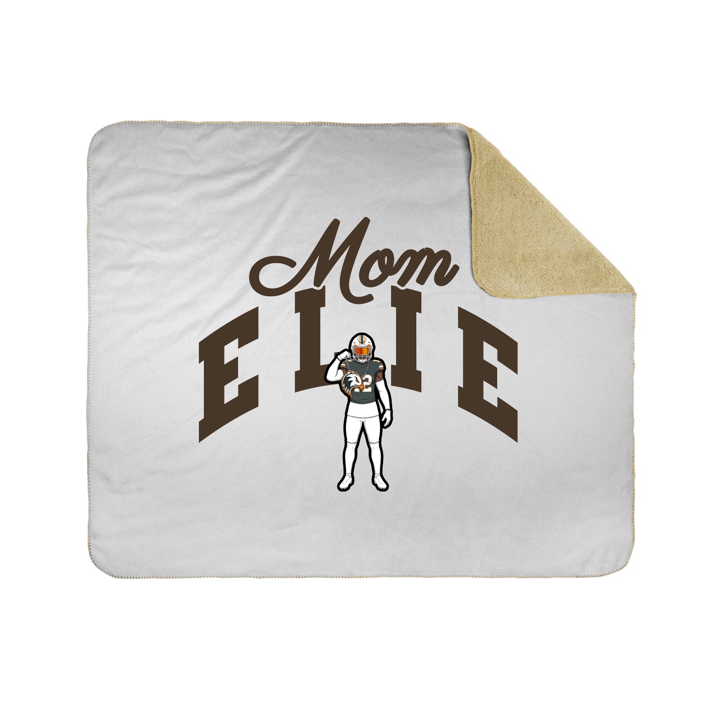 Throw Blanket — Mothers Day Arch in White