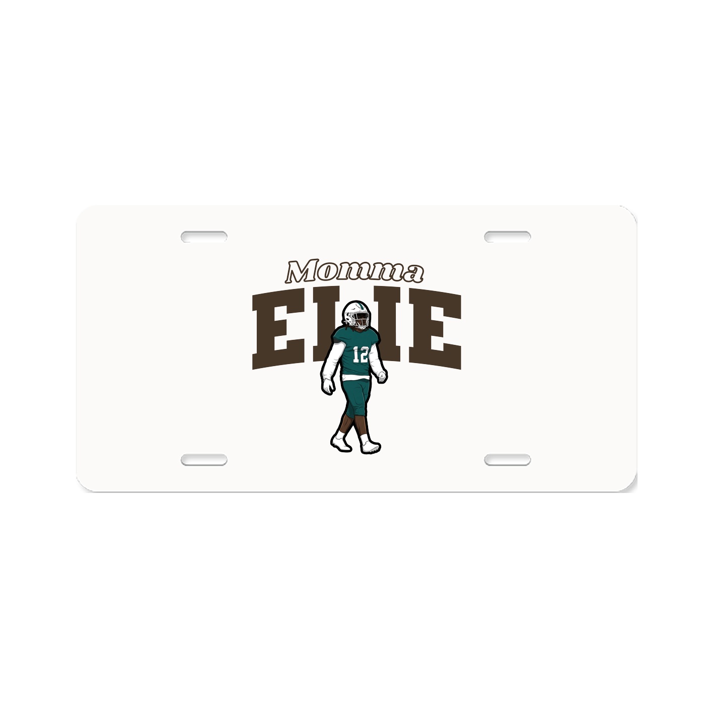 License Plate — Mothers Day Block in Classic