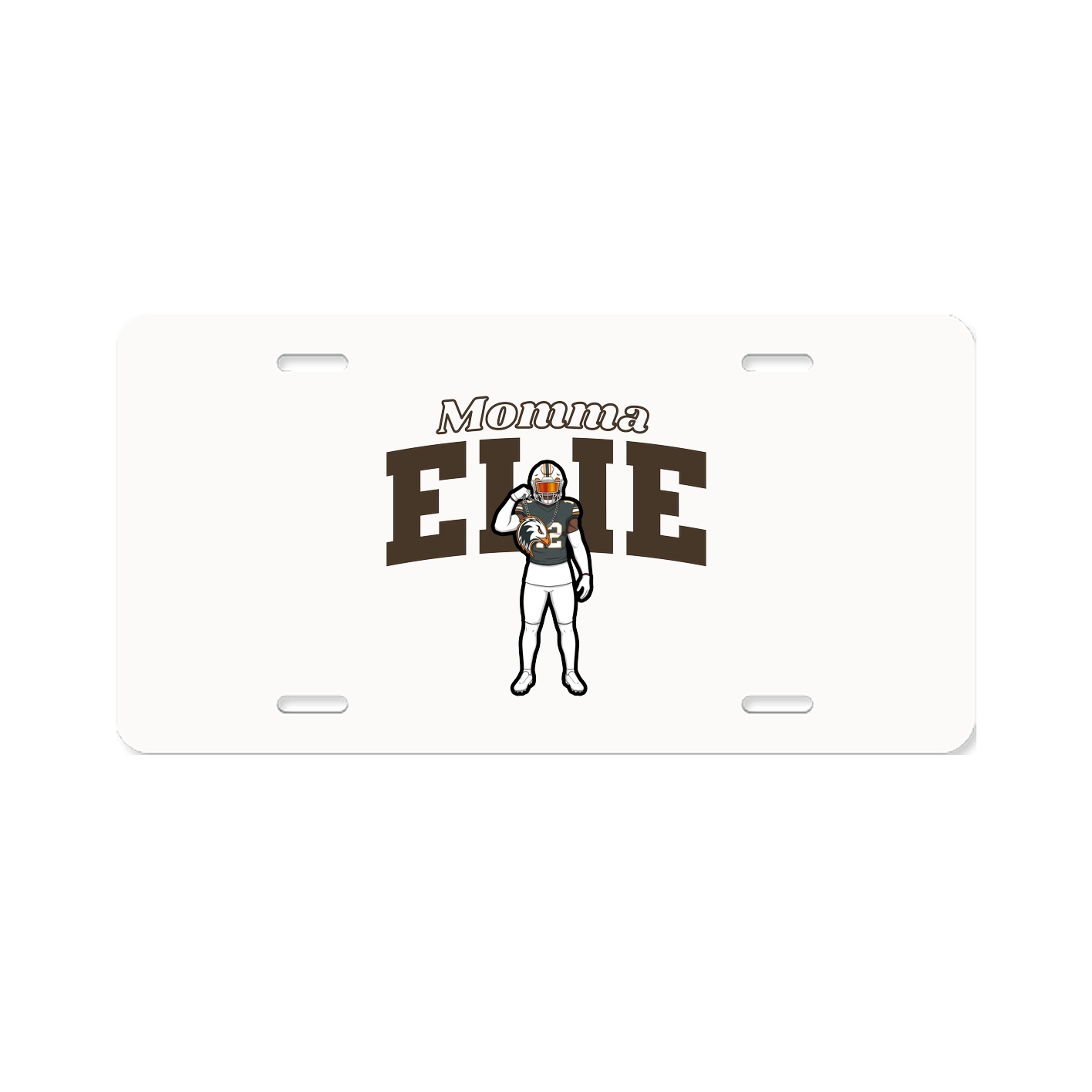 License Plate — Mothers Day Block in Classic