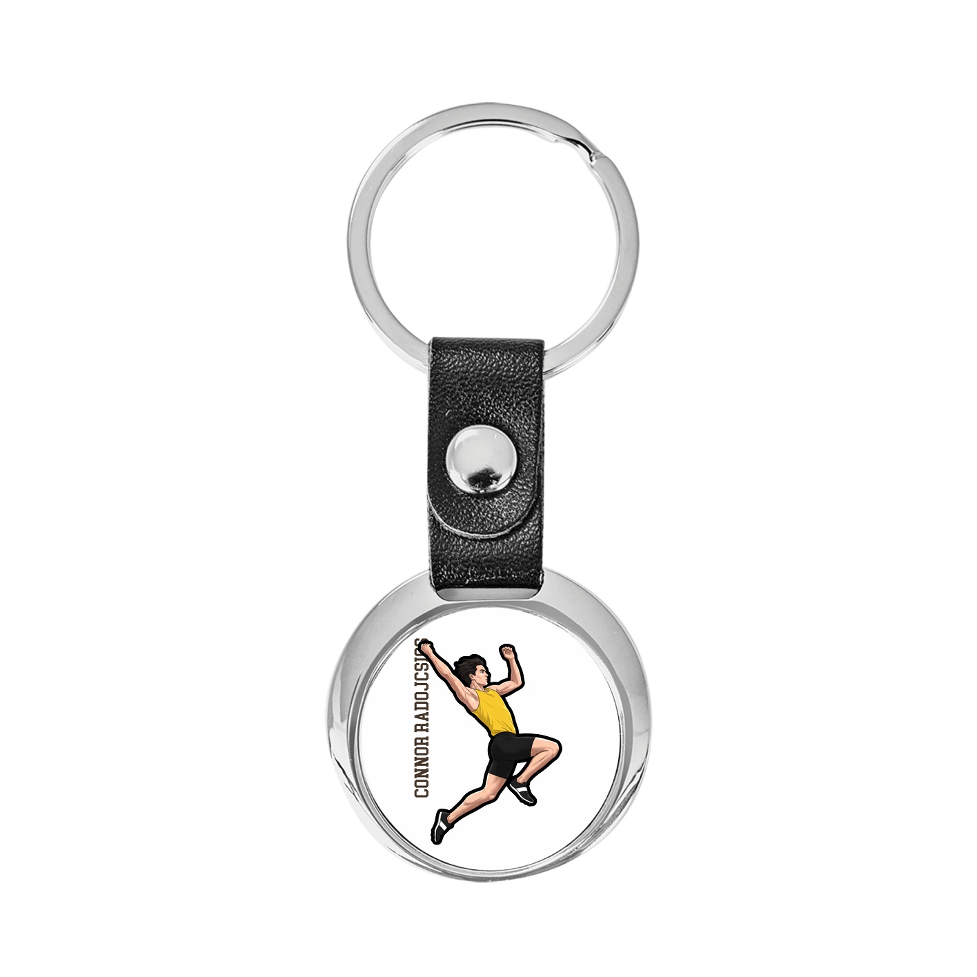 Key Chain — Name Vertical in Classic
