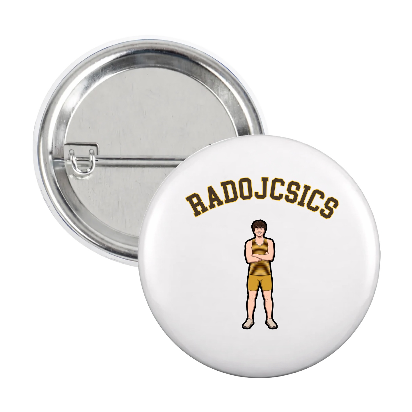 Game Day Button — Shirsey Arch in White