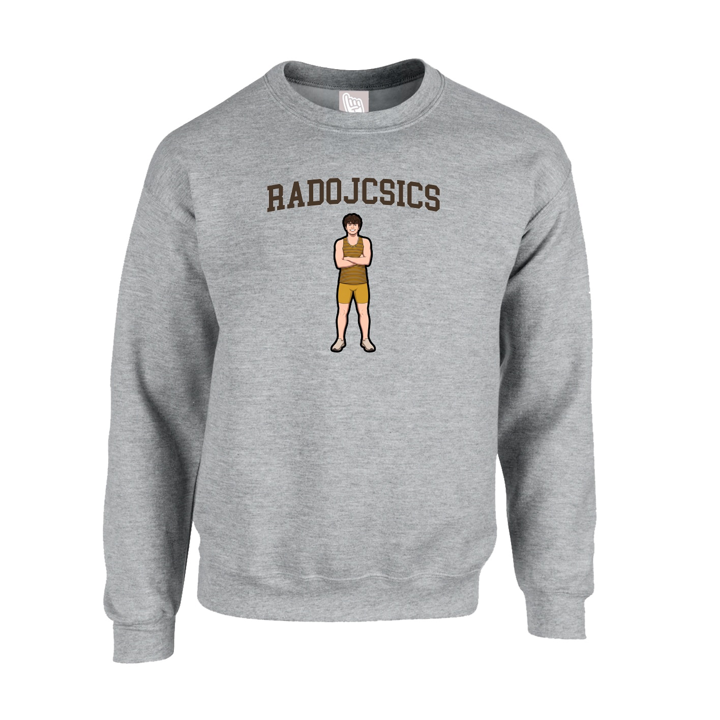 Fleece Crew — Shirsey in Grey