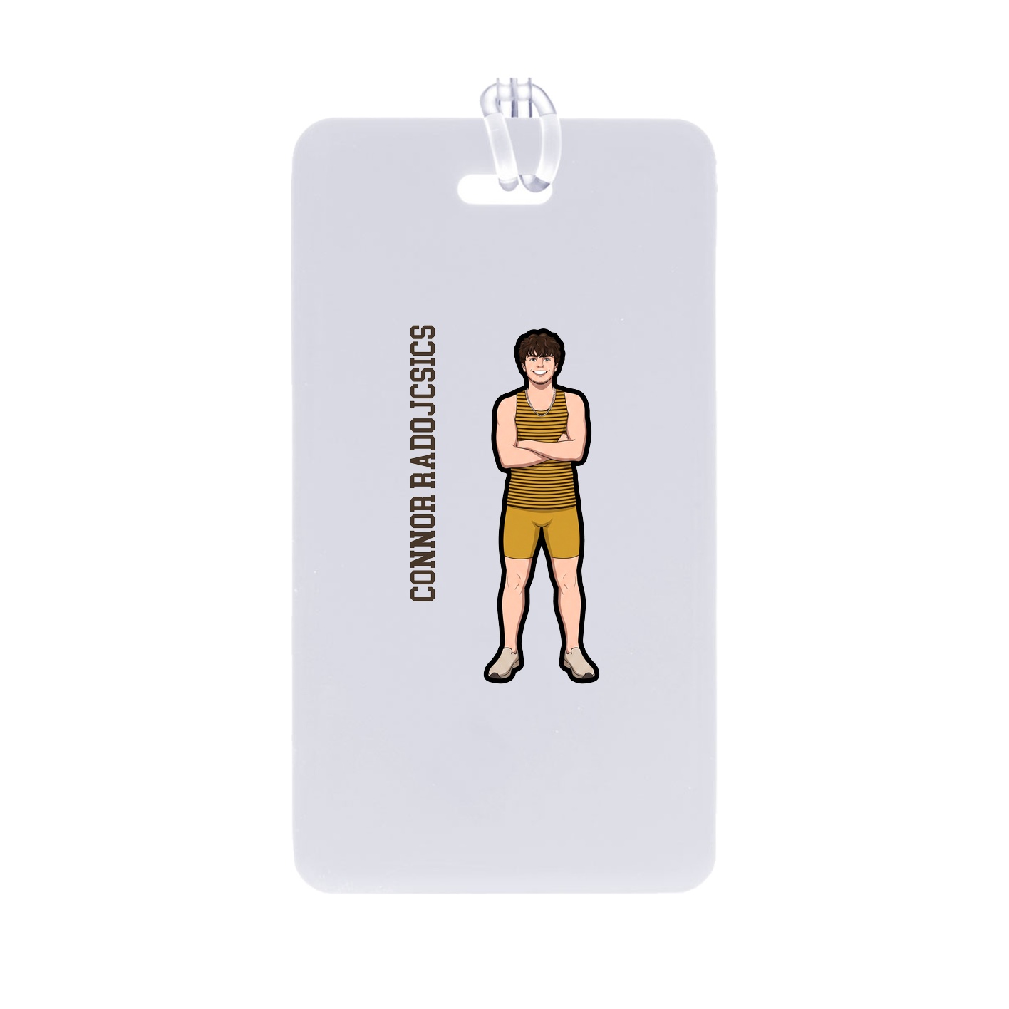 Bag Tag — Name Vertical in Classic