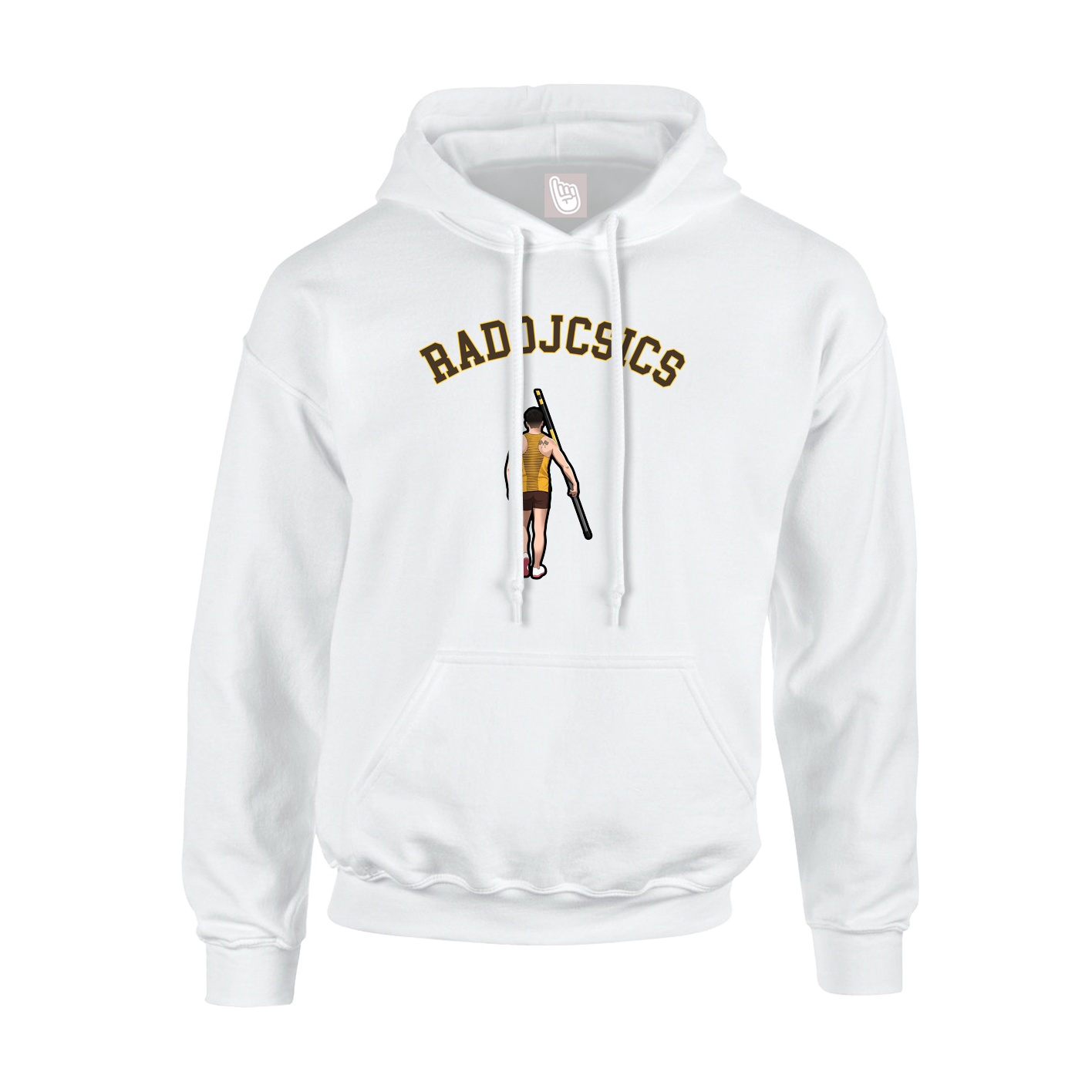 Youth Hoodie — Shirsey Arch in White