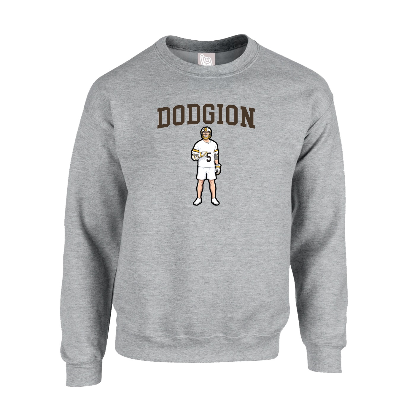 Fleece Crew — Shirsey in Grey