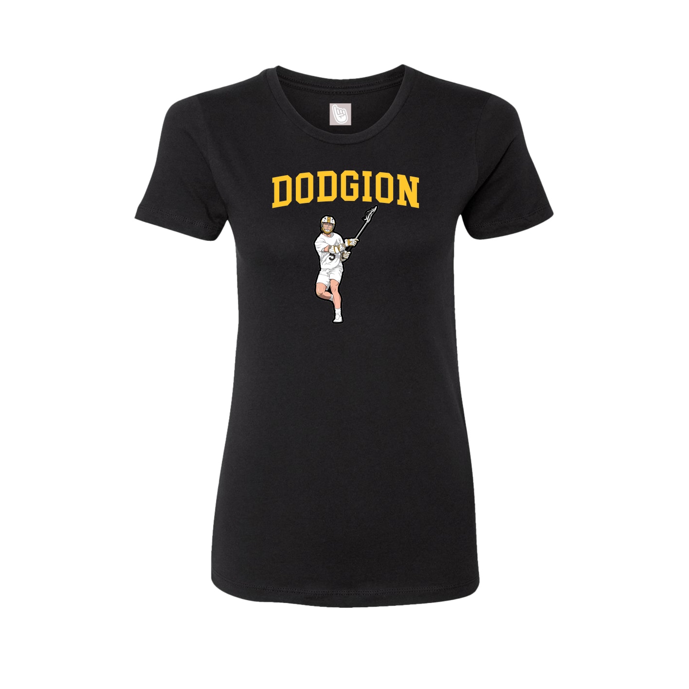 Fitted Women's Tee — Shirsey in Black