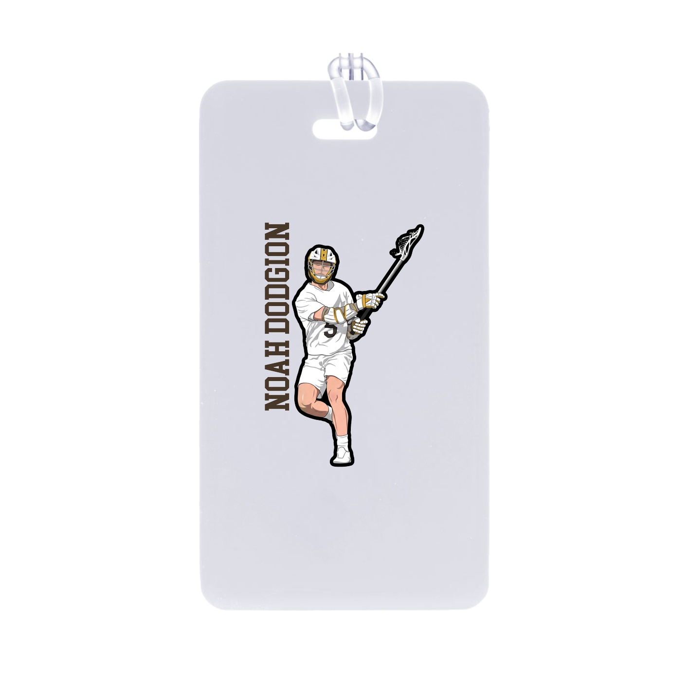Bag Tag — Name Vertical in Classic