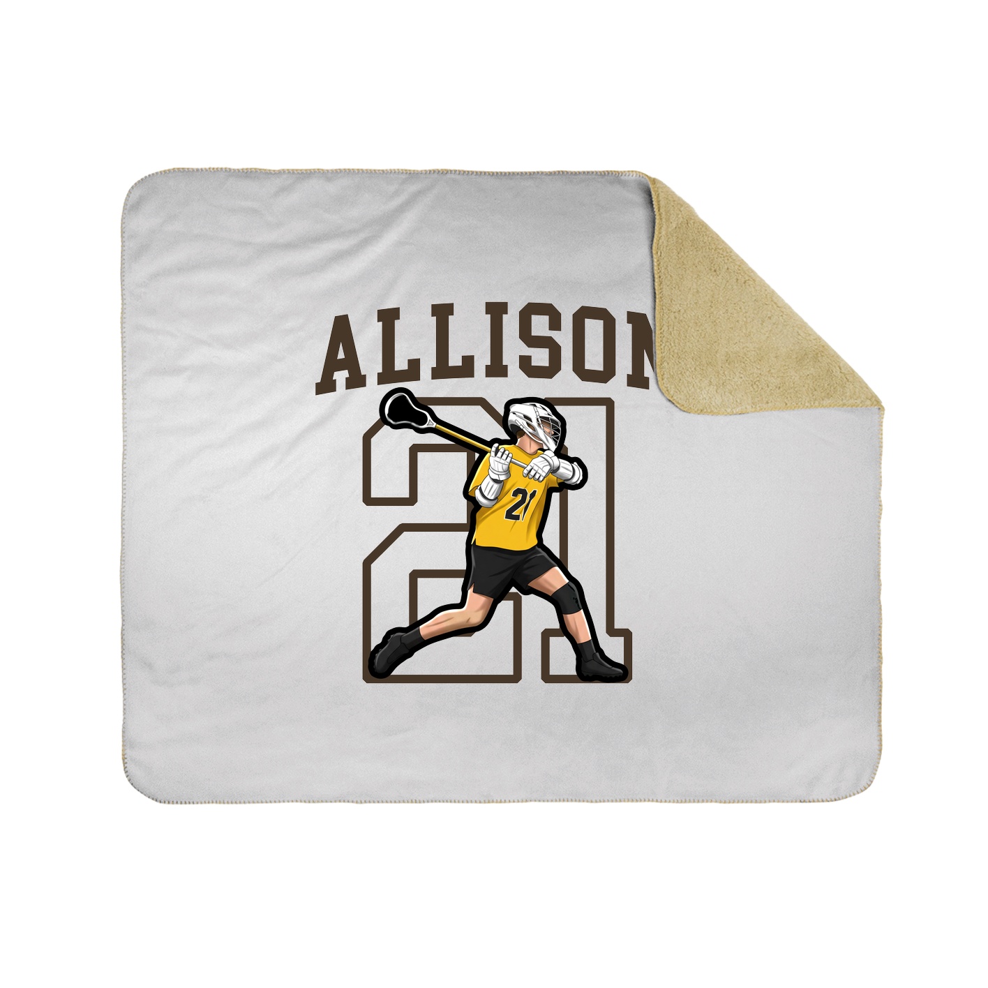 Throw Blanket — Shirsey in White